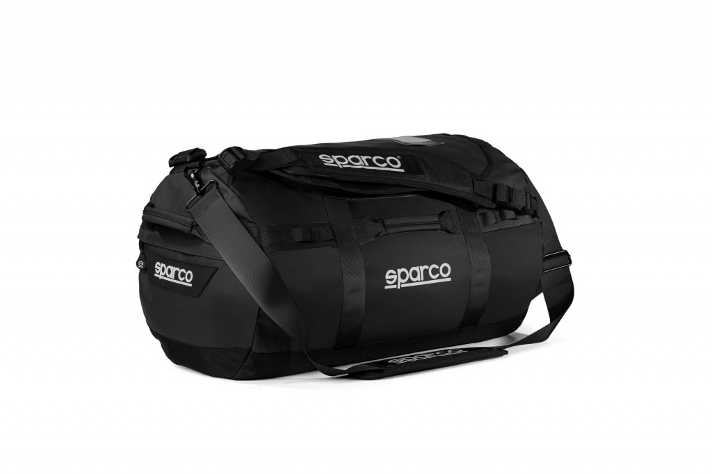 Sparco Dakar-S Duffle bag, black. Manufacturer product no.: 016443NRNR