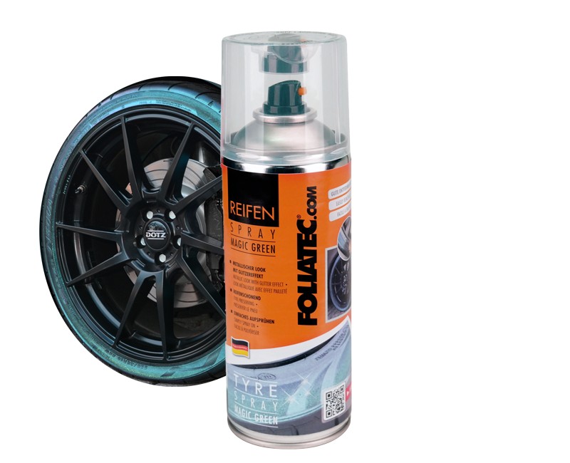 Foliatec Tyre Spray Magic Green. Manufacturer product no.: 2700