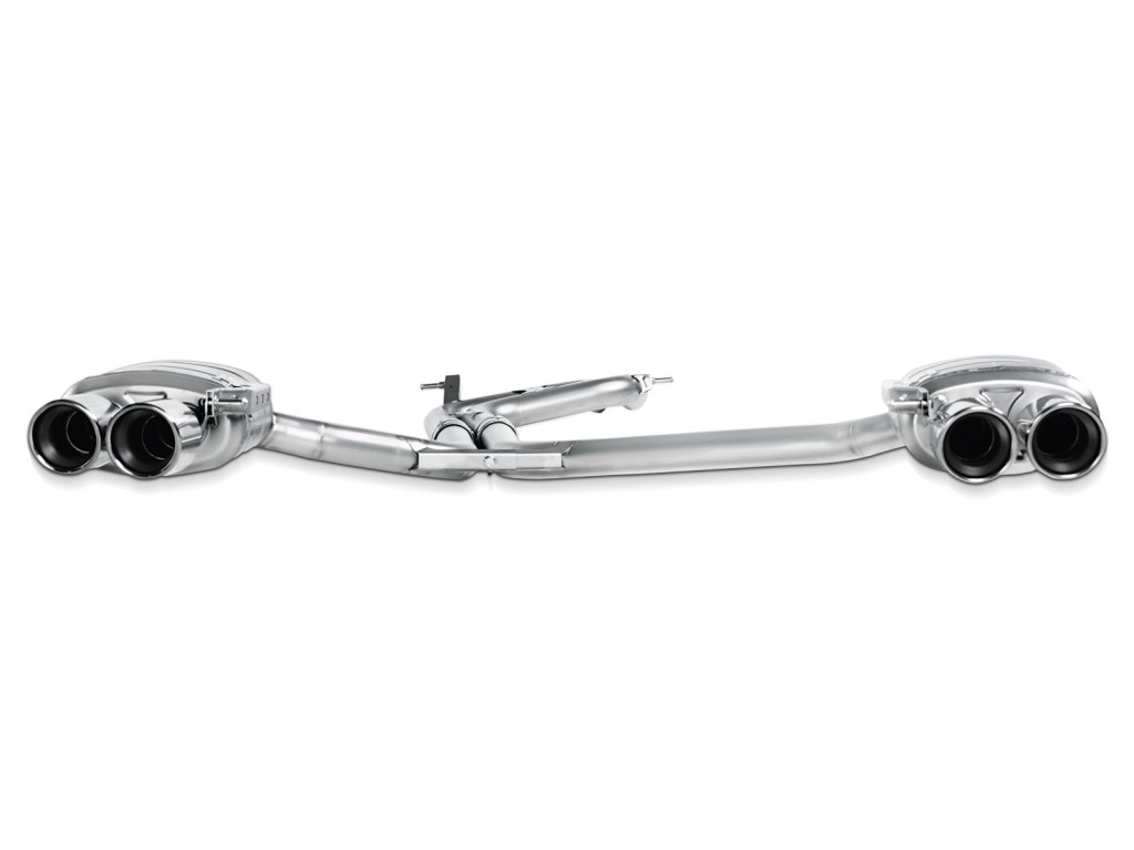 Slip-On Line, Stainless steel with titan tailpipe Audi S5 (8T) V8. Manufacturer product no.: MTP-AUS58TH