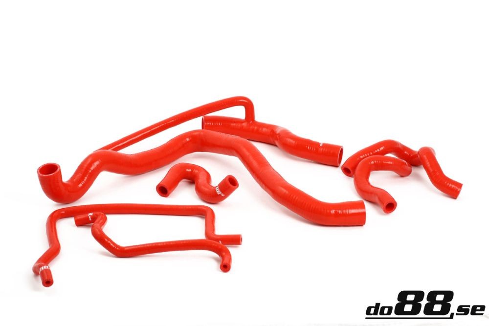 SAAB 9-3 2.0T 2003- Coolant hoses Red. Manufacturer product no.: do88-kit1R