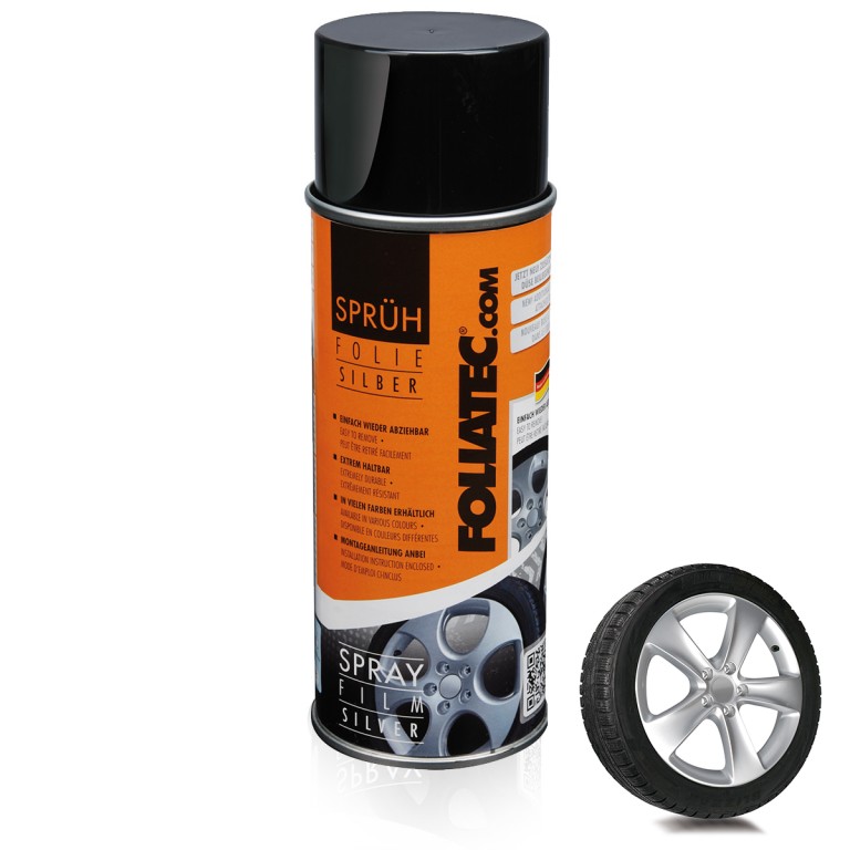 Foliatec Spray Film, silver metallic. Manufacturer product no.: 2048