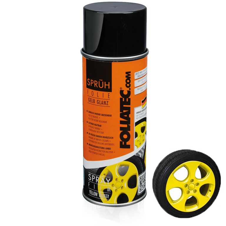 Foliatec Spray Film, yellow glossy. Manufacturer product no.: 2051