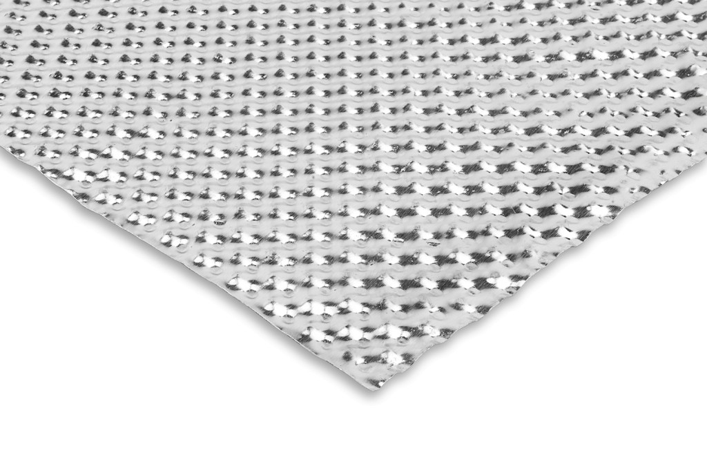 Aluminium Barrier Heat shield sheeting - (0.3mm) - 60cm X 60cm. Manufacturer product no.: FUNK-BARSHT-6060