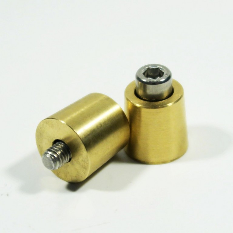 Brass pole battery terminals M6 set pair. Manufacturer product no.: 016