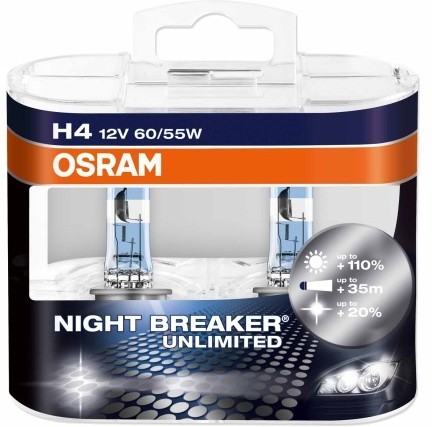 H4 Osram Night Breaker Unlimited DUO