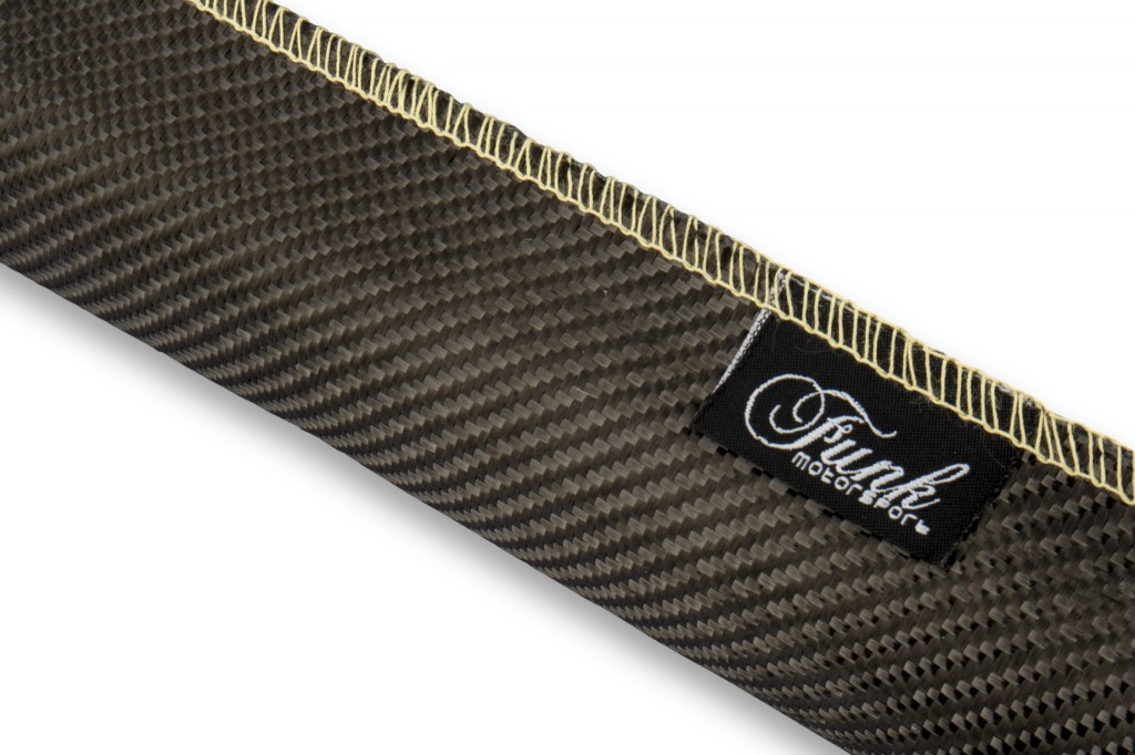 Carbon Fibre Sleeving (Sewn). Manufacturer product no.: FUNK-CFSWN-