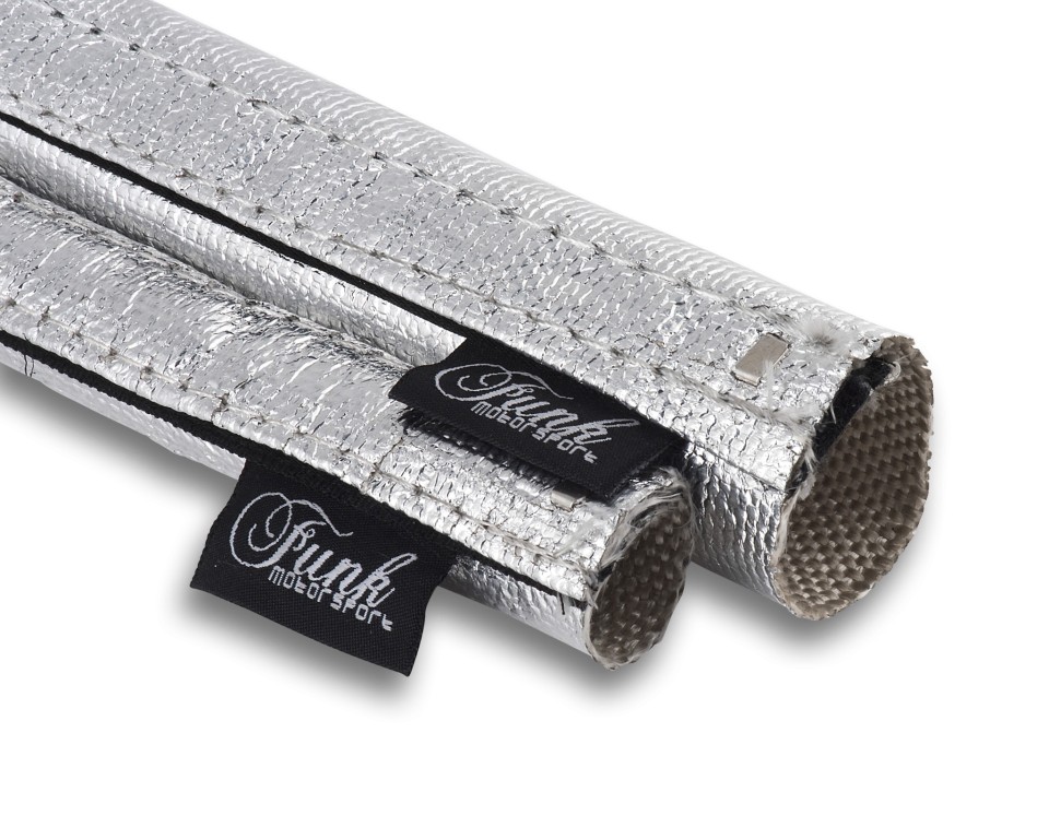 Silver Velcro Heat Sleeving - Ø30mm X 2.0m. Manufacturer product no.: FUNK-SISL-3020