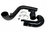 Inlet pipe kit, black silicone hoses and pipe